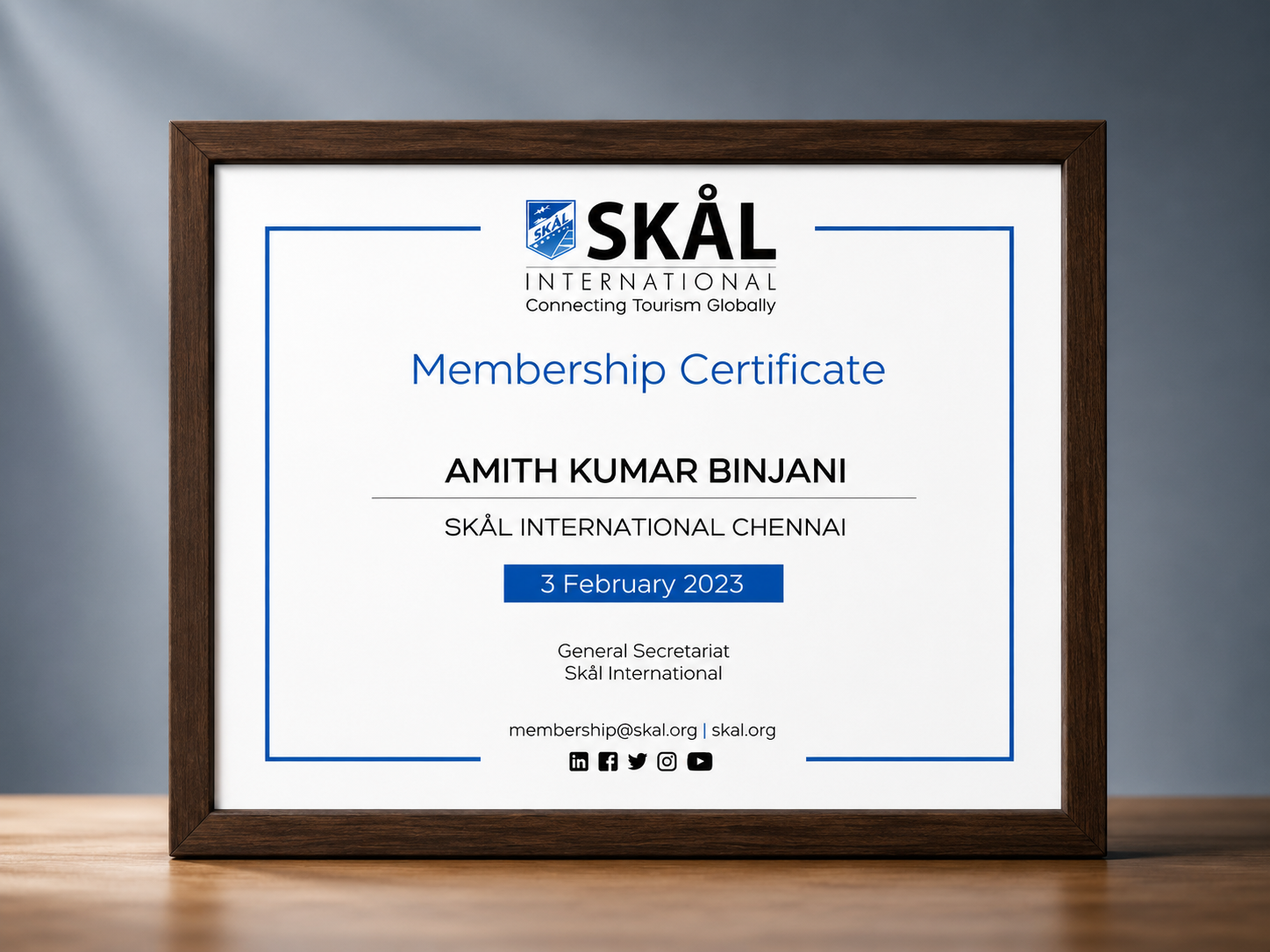 SKÅL International Membership